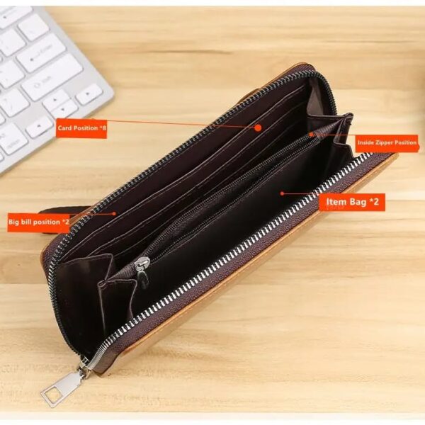 LONG DOUBLE MOBILE UNIVERSAL WALLET FOR CASH CARDS - Image 10