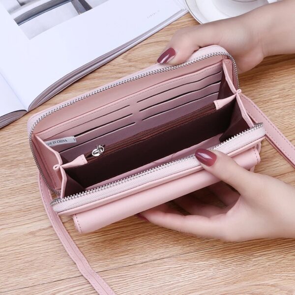 FEMALE DUAL CLUTCH HAND SHOULDER WALLET BAG - Image 4