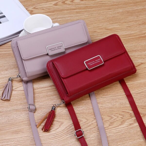 FEMALE DUAL CLUTCH HAND SHOULDER WALLET BAG