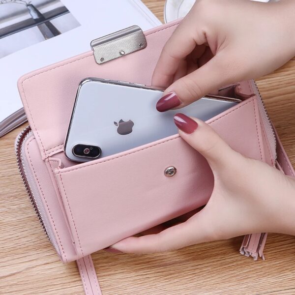 FEMALE DUAL CLUTCH HAND SHOULDER WALLET BAG - Image 6