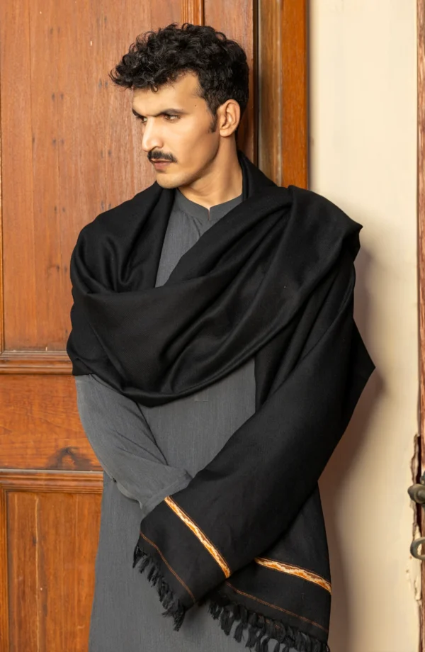 ORIGNAL PESHAWARI SHAWL BLACK